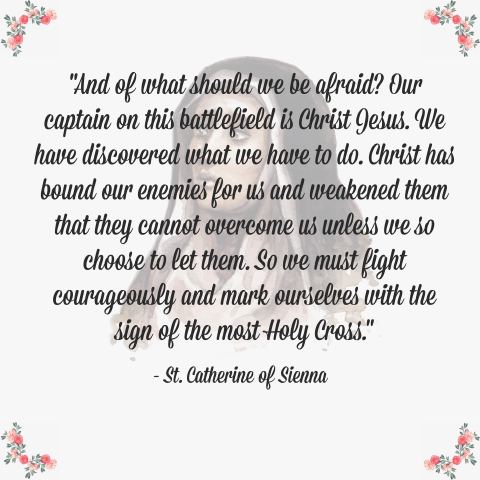 Citation de sainte Catherine de Sienne