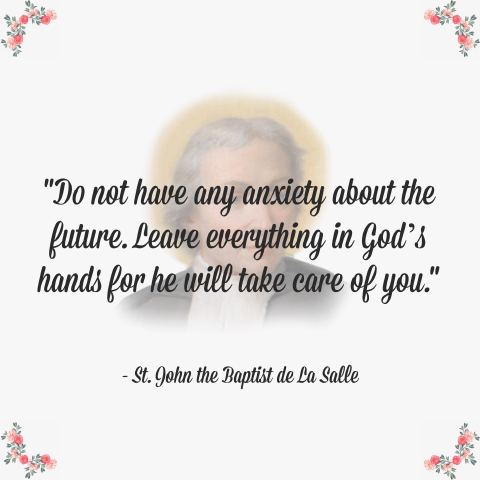 Citation de saint Jean-Baptiste de La Salle