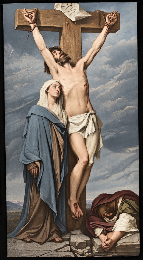 Marie-avec-son-Fils-crucifié