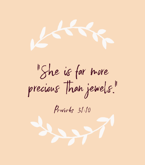 « Elle a bien plus de valeur que les perles. » — Proverbes 31:10