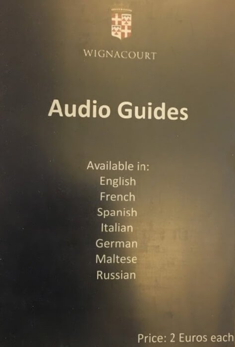 Audioguides du musée Wignacourt